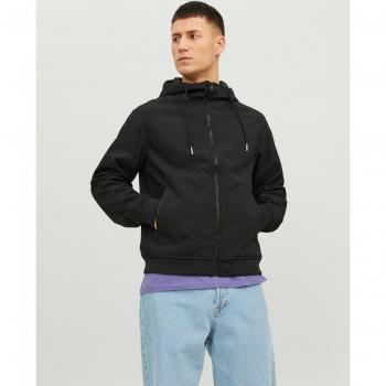 Jack And Jones Mens Basic Softshell Jacket - Black - XL