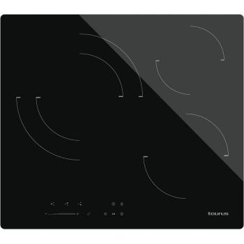 Placa vitrocerámica Taurus V6031S - 3 zonas de cocción, 9 niveles de potencia, 5700W