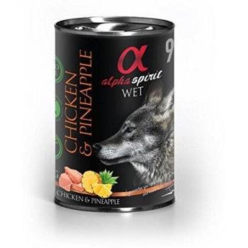 Alpha Spirit Canine Adult Pollo Piña Lata 400Gr 400 g