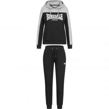 Lonsdale London Lurgan Women's Tracksuit with Hood - Black