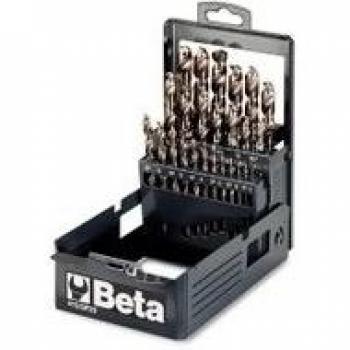 415 /SP19 BETA 1-10MM X 0.5MM SET OF 19 JOBBER DRILLS HSS-CO 8%