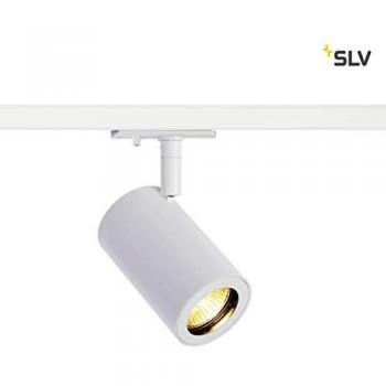 SLV Enola B Track White Spot Light QPAR51 50W with 1-Phase Adapter