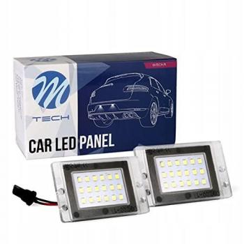 Lámpara LED de matrícula 18 SMD para Volvo V70-2, modelo M-TECH CLP119
