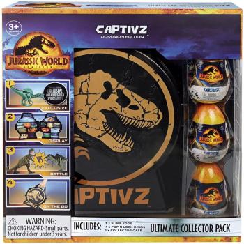 Jurassic World - Porta dinos + 3 huevos