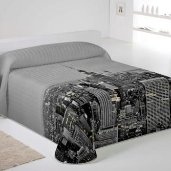 Colcha Bouti Estampada Microfibra Extra Suave - Acolchado a Rombos - Reversible - Varios Modelos para Cama 90-180 cm - Fabricado en España