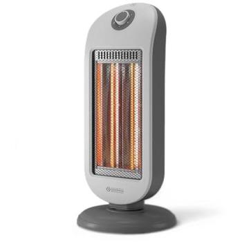 Estufa Eléctrica de Infrarrojos Olimpia Splendid Carbon Twist 1200W con Tecnología Ecológica - Gris Claro y Oscuro