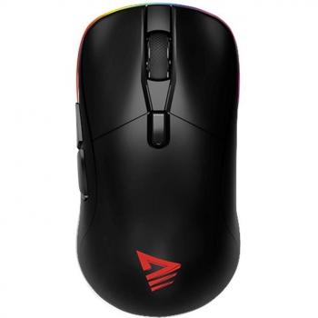 Ratón de juego Savio Rift Black RGB modo dual (inalámbrico y por cable)