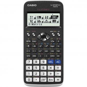 Casio ClassWiz FX-570SPXII Calculadora Científica, 576 Funciones, Pantalla LCD de Alta Resolución, 9 Memorias de Variables, Función de Visualización QR Code, Tapa Desl