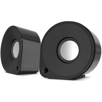 SpeedLink Ellipz - Altavoces estéreo, 6 W, USB, color negro