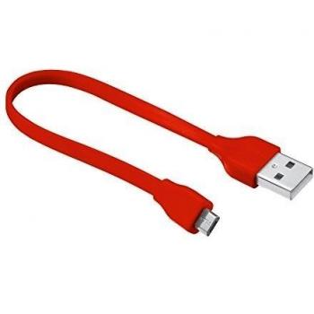Trust Urban - Cable plano Micro USB de 20 cm, rojo
