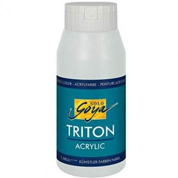 Pintura Acrílica KREUL SOLO Goya Triton Plata 750 ml