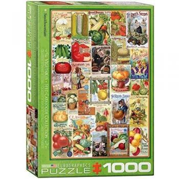 Eurographics 1000-Piece Vegetables Seed Catalogue Puzzle Collection