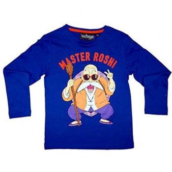 Muten Roshi Dragon Ball Z-Entrenador Goku Krilin-Camiseta Niña Niño Manga Larga