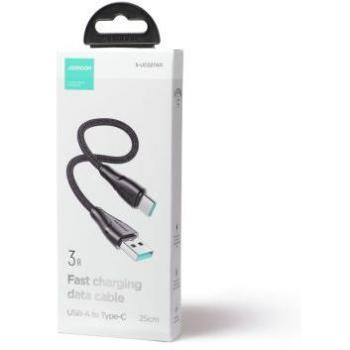 Cable USB-C a Lightning Joyroom 20W 0,25m Negro
