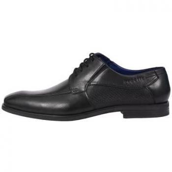 Bugatti Savio Evo Elegant Derby Shoes - Black - Men's Size 44