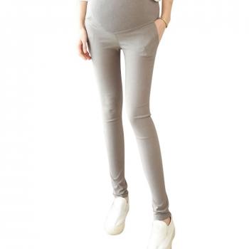 Pantalones Embarazada Elasticos Premamá Leggings Para Mujer Gris XL