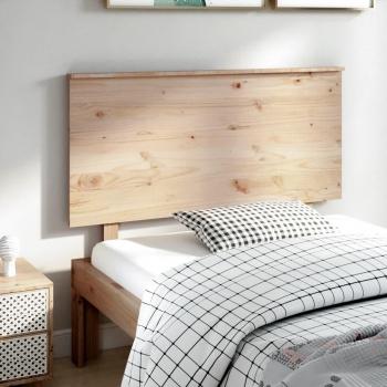 Cabecero de cama 124x6x82,5 cm madera maciza de pino gris vidaXL