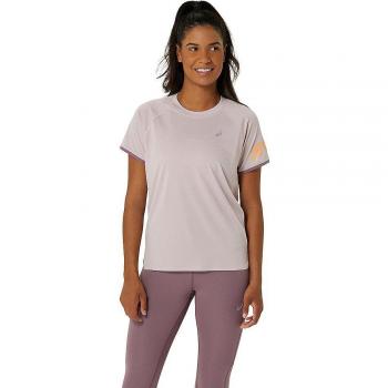 Camiseta de entrenamiento Asics Icon manga corta femenina color rosa, talla S