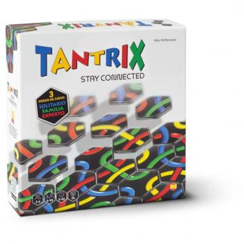 Tantrix Game Box - Juego de Mesa de Lógica y Puzzle, incluye piezas de colores interconectadas que forman caminos y patrones, diseñado para 1 a 4 jugadores, fomenta el pensamiento estratégico y la resolución de problemas, ideal