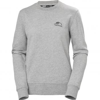 Helly Hansen Women's Nord Graphic Crewneck Sweatshirt Grey XS