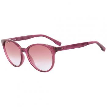 Lacoste L887S Women's Transparent Cyclamen Pink Gradient Sunglasses - Size: ONESIZE, 54/17/140 mm