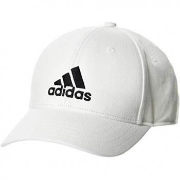 adidas Bball Cap Cot Gorra, Unisex Adulto, White/White/Black, OSFY