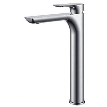 Grifo Monomando de Lavabo Caño Alto Cromo