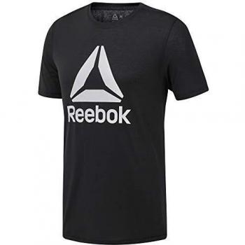Reebok Wor Sup Graphic SS tee Camiseta, Hombre, Negro, XS