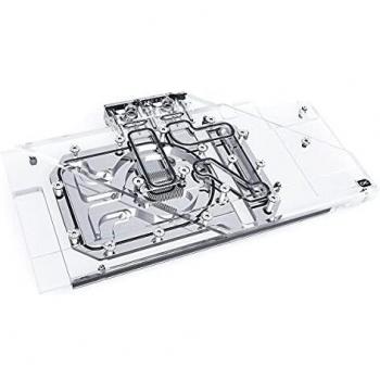 Bloque de Agua Alphacool Eisblock Aurora Acryl GPX-A para Radeon RX 6800/6800XT con Disipador Térmico y Backplate
