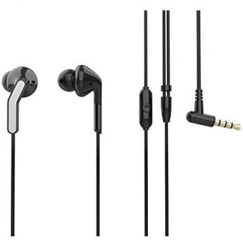 Muvit Auriculares estéreo SEU 3.5mm con Almohadillas Negro