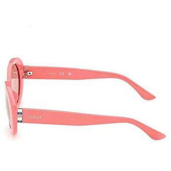 Guess GU7904 74S Pink Oval Sunglasses with Anti-Glare Lenses