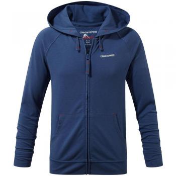 Craghoppers Boys & Girls Nosilife Ryley Wicking Full Zip Hoodie Top