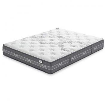 Colchón Flex Nube Visco 90 x 190 cm, viscoelástico, alta transpirabilidad, firmeza media, adaptable a la forma del cuerpo, tratamiento antiácaros y antibacteriano