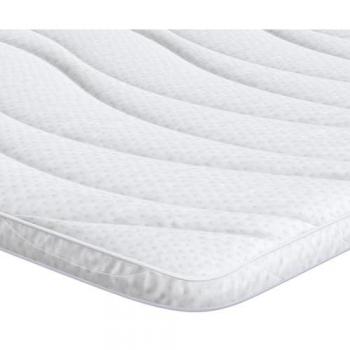 Almohadillas para colchón de látex blanco 100 x 200 cm, transpirables y secables en secadora