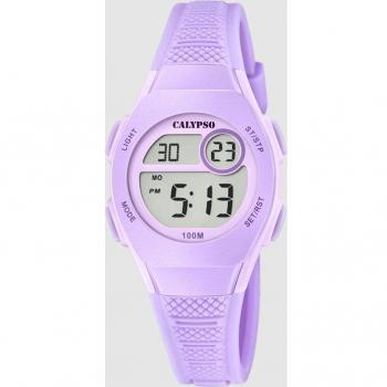 Reloj Calypso Junior Collection K5831/4 Negro Correa De Caucho, Infantil