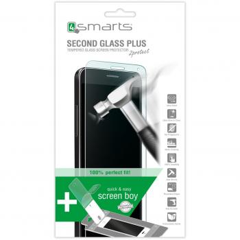4smarts Second Glass PLUS con Alurahmen para iPhone 6/6s rosa
