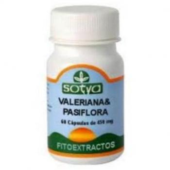 Pasiflora y Valeriana 450 mg Sotya 90 cápsulas