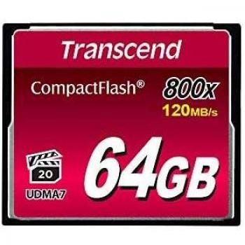 Transcend 64GB 800x CF CompactFlash MLC