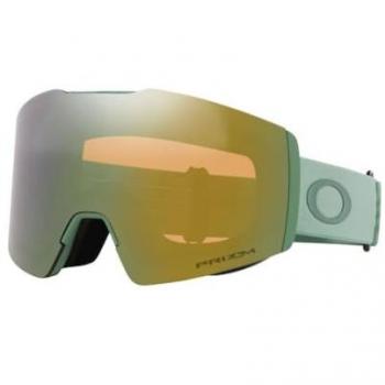 Oakley Fall Line M Prizm Ski Goggles - Unisex Matte Jade with Sage Gold Iridium Lens