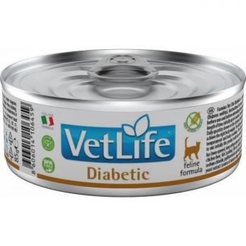 Farmina Vet Life Feline Diabetic Wet Food 12x85g Pouches