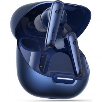 Soundcore Liberty 4 NC - Auriculares True Wireless Stereo (TWS) con Cancelación de Ruido, Bluetooth y Micrófono en Azul
