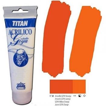 ACRÍLICO GOYA ESTUDIO AMARILLO GOYA NARANJA 125 ML Nº 30