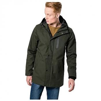 Revolution Men's Army Parka Jacket with Chest Pocket
