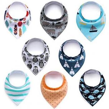 Baberos Bebe Bandanas Bufanda Toalla Drool Tela para Niña Recien Nacido
