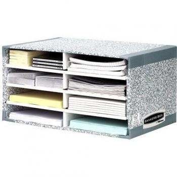 Fellowes 8750 - Organizador, color gris/blanco