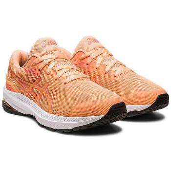 Zapatillas Sneakers Asics GT-1000 11 GS para mujer en color naranja
