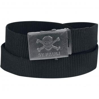 St. Pauli Totenkopf Cinturón Negro