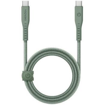 Cabo USB-C Energea Flow 1.5M Verde 240W 5A Carga Rápida