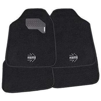 SET COMPLETO 4 PIEZAS ALFOMBRAS MOMO 015 UNIVERSALES NEGRO/BLANCO