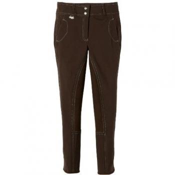 USG United Sportproducts Reithose Doreen Kids - Pantalones de hípica para niño, color marrón, talla 14 años
